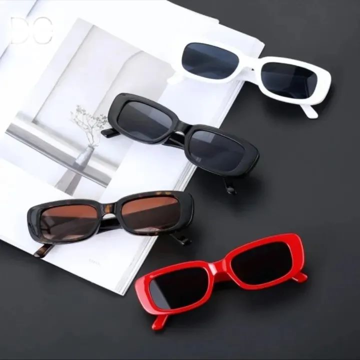 Vintage Rectangle Sunglasses for Women