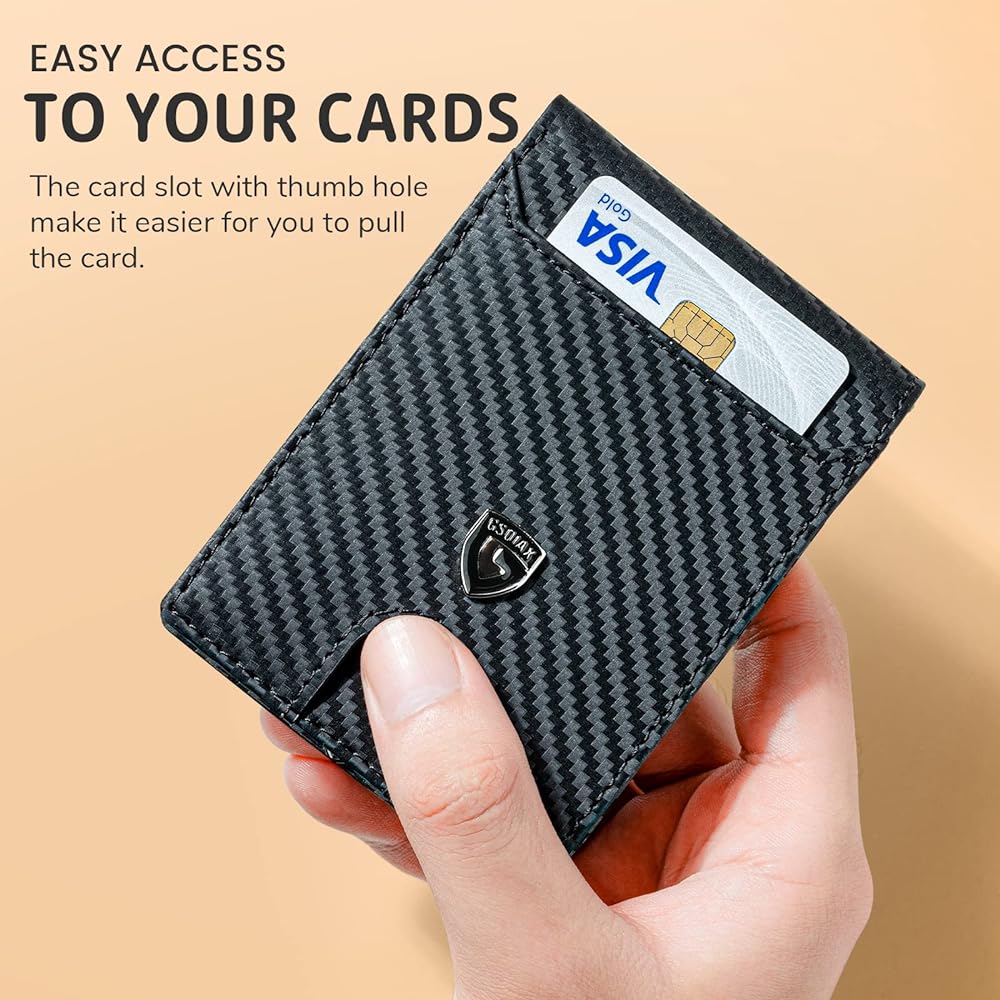 RFID Slim and Smart Cow Leather Wallet for Men